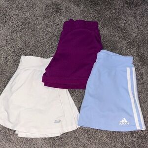 Set of two skorts and one short